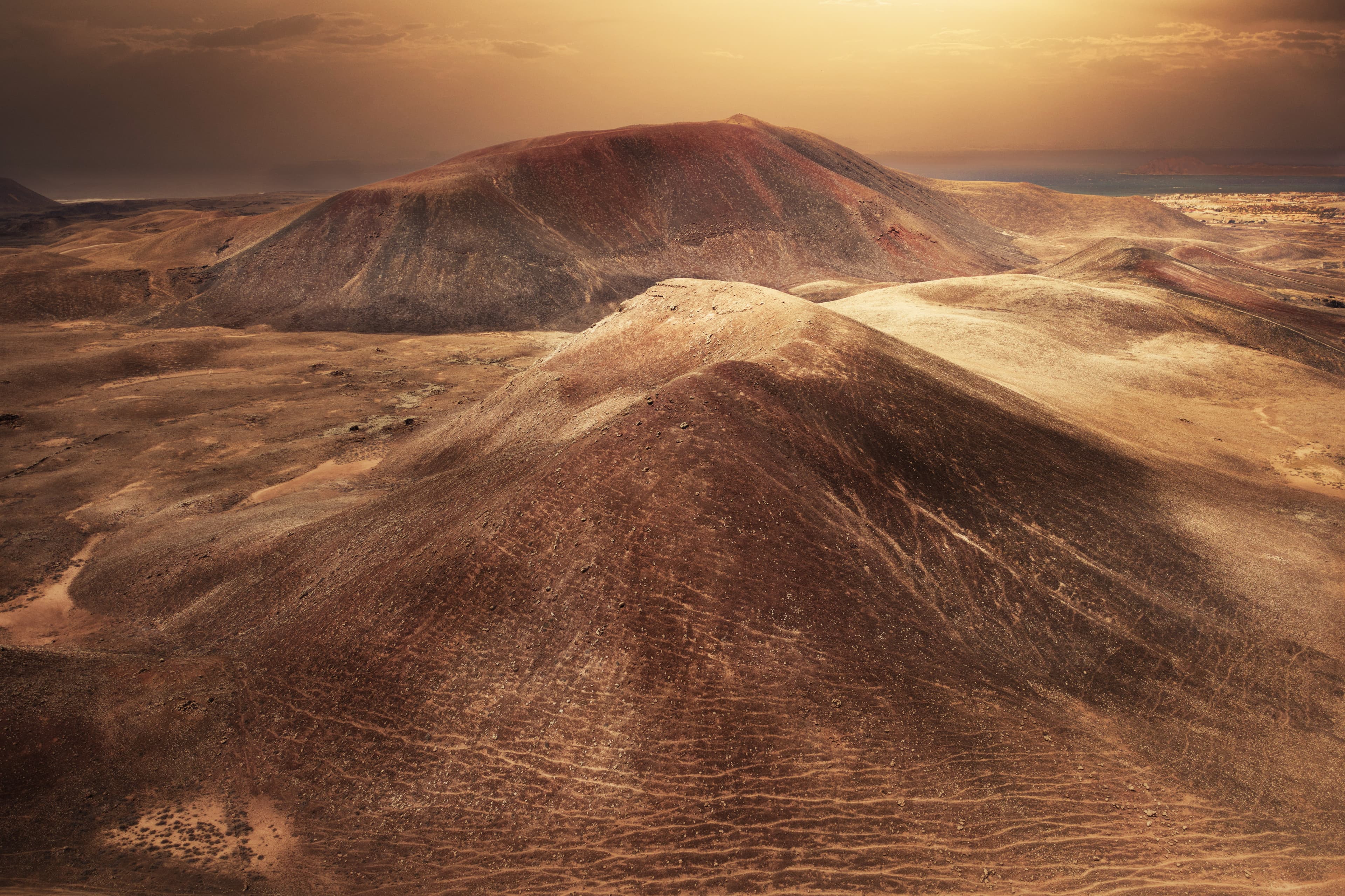 Volcano in Fuerteventura, Spain